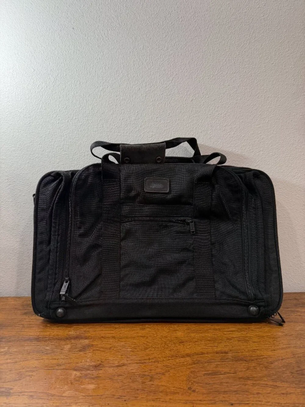 TUMI Black Travel Garment Bag Carry On Luggage